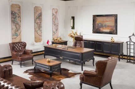 NUSS VIP Yönetici Masa Takımı - Koca Ofis Mobilya