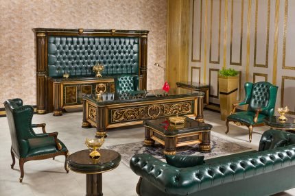 Ottoman VIP yönetici masa takımı modern tasarım