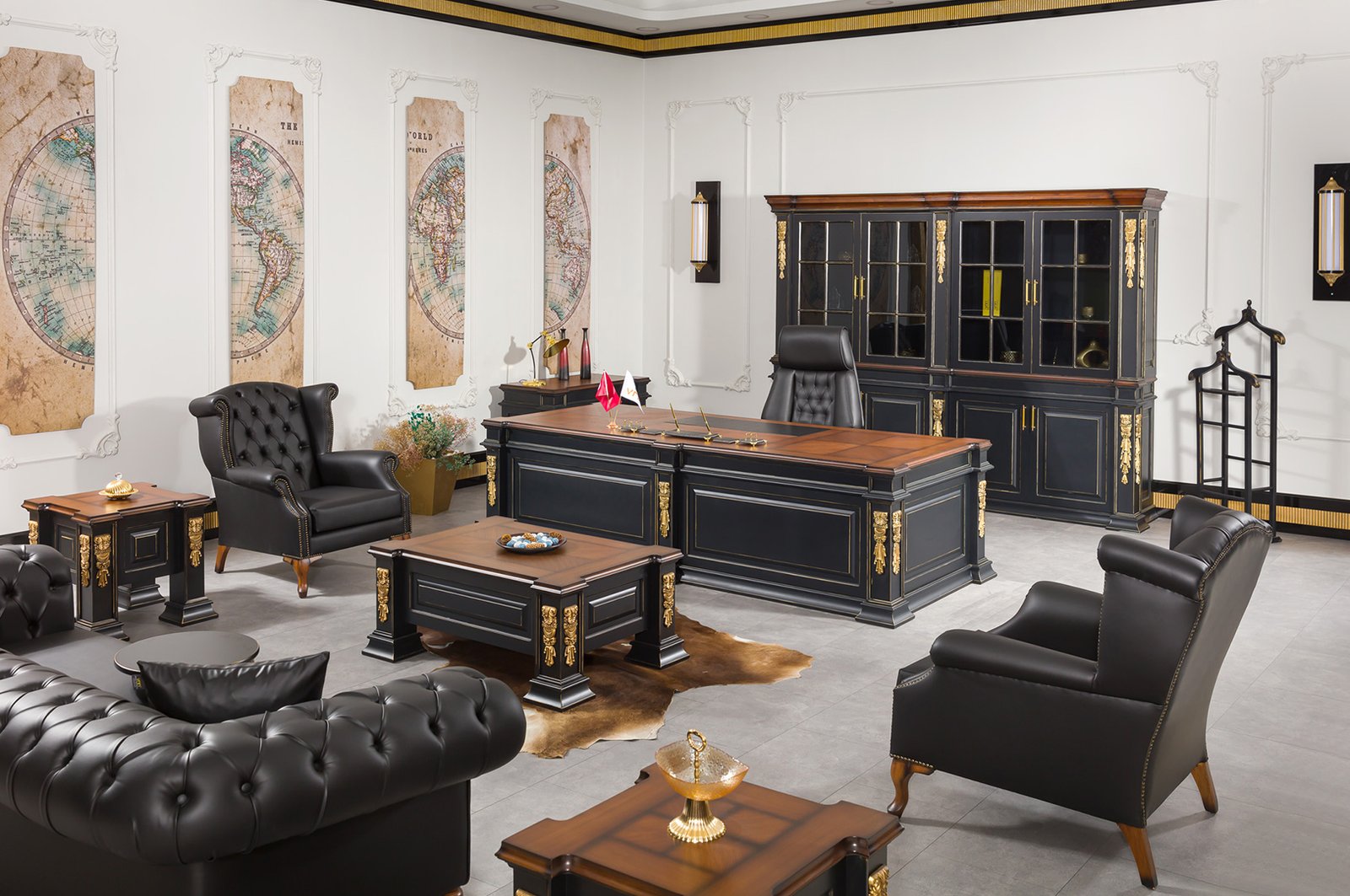 roma-urun-tum-set Roma VIP Yönetici Masa Takımı - Koca Ofis Mobilya