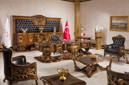 VİVALDİ VIP Yönetici Masa Takımı – Koca Ofis