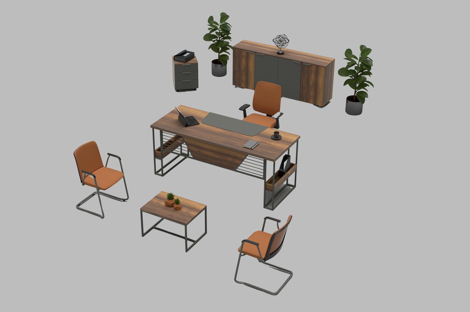 AZRA Hamilton Personel Masa Takımı - Koca Ofis Mobilya AZRA Hamilton Personel Masa Takımı - Koca Ofis Mobilya