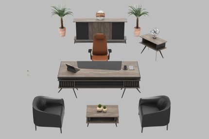 NEW YORK Ney Yönetici Masa Takımı - Koca Ofis Mobilya