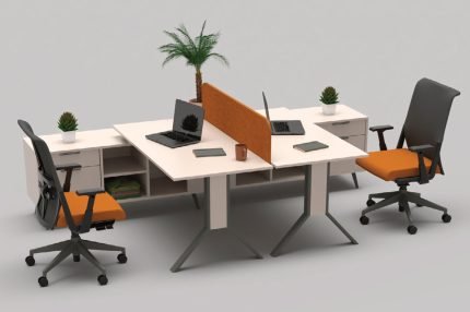 WORK 01 Personel Masa Takımı - Koca Ofis Mobilya