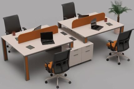 WORK 06 Personel Masa Takımı - Koca Ofis Mobilya