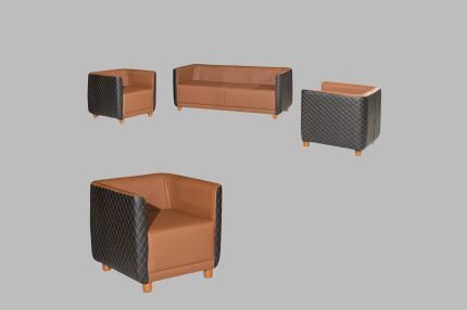 Lidya Oturma Grubu Modern Ofis Koltuk Takımı – Koca Ofis Mobilya