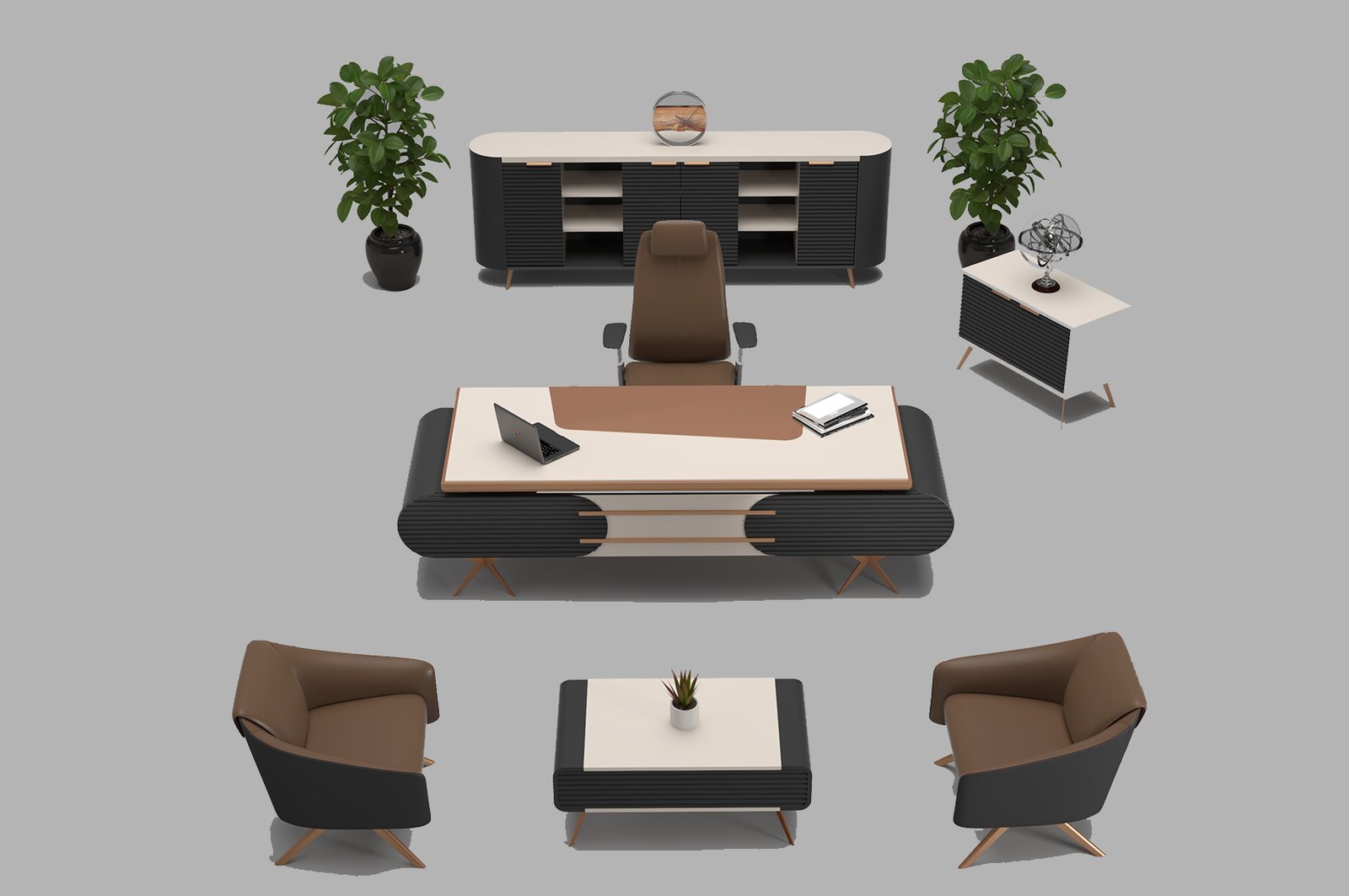 Moon Kumsal VIP Yönetici Masa Takımı - Koca Ofis Mobilya Moon Kumsal VIP Yönetici Masa Takımı - Koca Ofis Mobilya