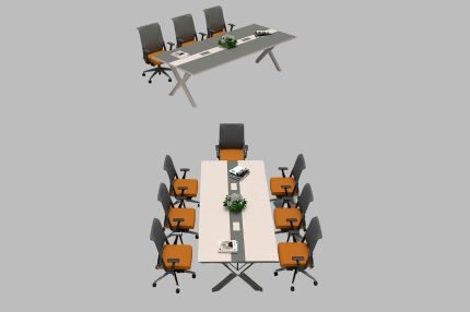 MS 02 Personel Masa Takımı - Workstation Ofis Mobilyası