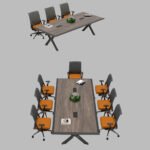 MS 04 Personel Masa Takımı - Workstation Ofis Mobilyası