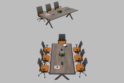 MS 04 Personel Masa Takımı - Workstation Ofis Mobilyası