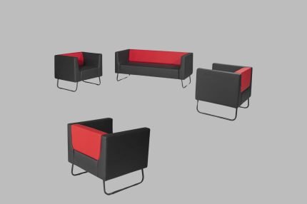 Oslo Oturma Grubu Modern Ofis Koltuk Takımı – Koca Ofis Mobilya