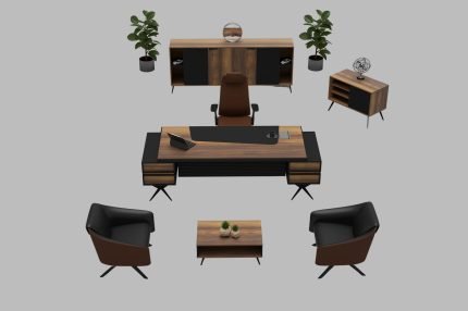 SANTA Hamilton yönetici masa takımı - Koca Ofis Mobilya