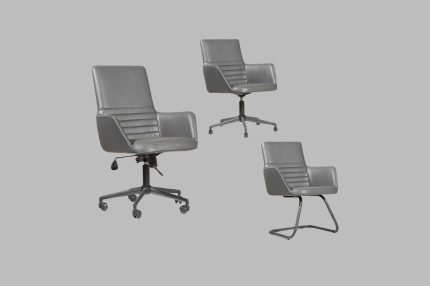 Strip Çalışma Koltuk Grubu – Müdür, Şef ve Misafir Koltuğu | Koca Ofis Mobilya